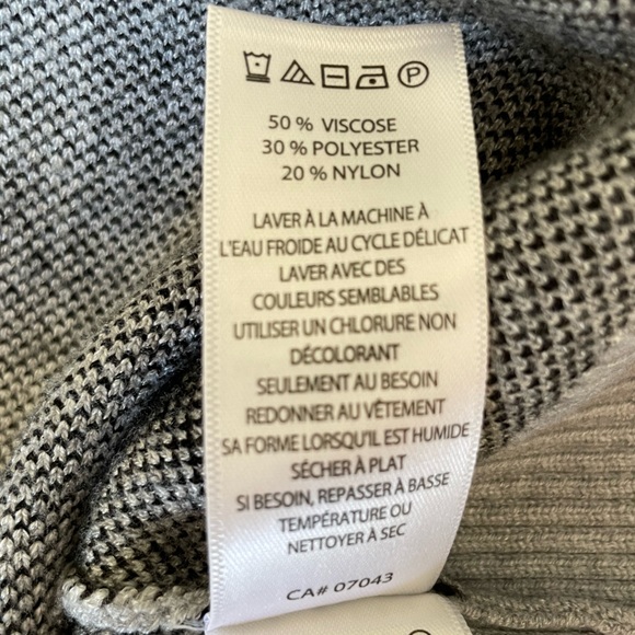 RACHEL RACHEL ROY HOODED GRAY PLAID KNIT SWEATER SZ 2X - Picture 12 of 12